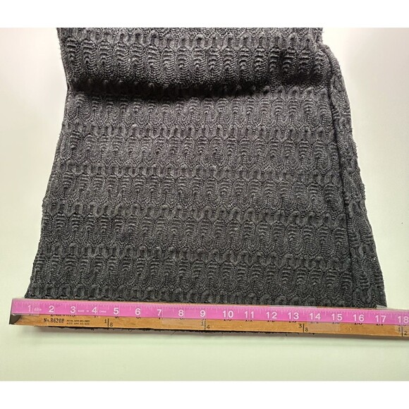 Free People Pants 6 Gray Extreme Knit Flare Mid Rise Sheer Lined Boho Festival - Picture 10 of 10